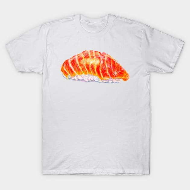 Sushi Drawing T-Shirt by leiriin